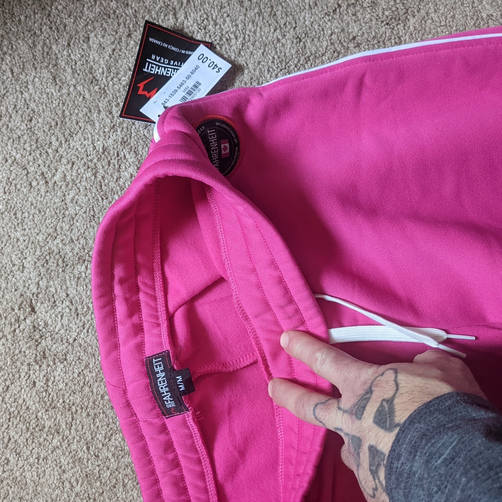 Fahrenheit Pink Track Pants